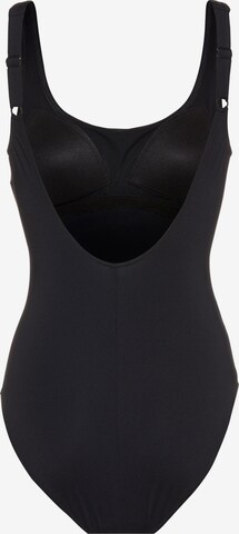 SUNFLAIR Bralette Swimsuit in Black