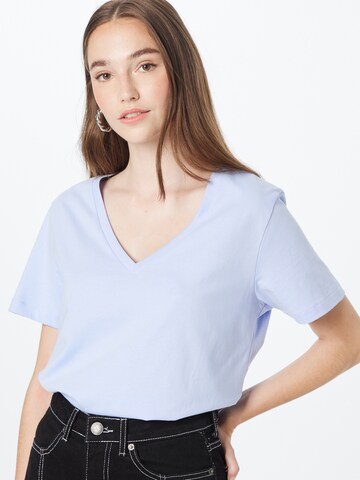 REPLAY - Camiseta en azul: frente