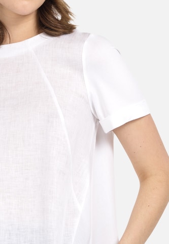 T-shirt oversize HELMIDGE en blanc