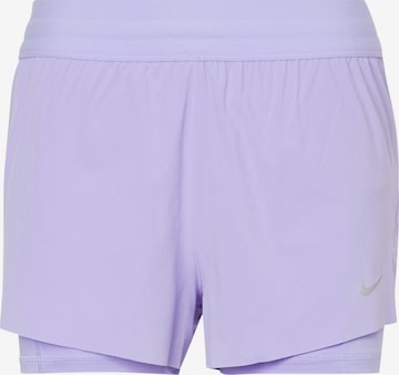 NIKE Spordipüksid 'SWIFT', värv lilla: eest vaates