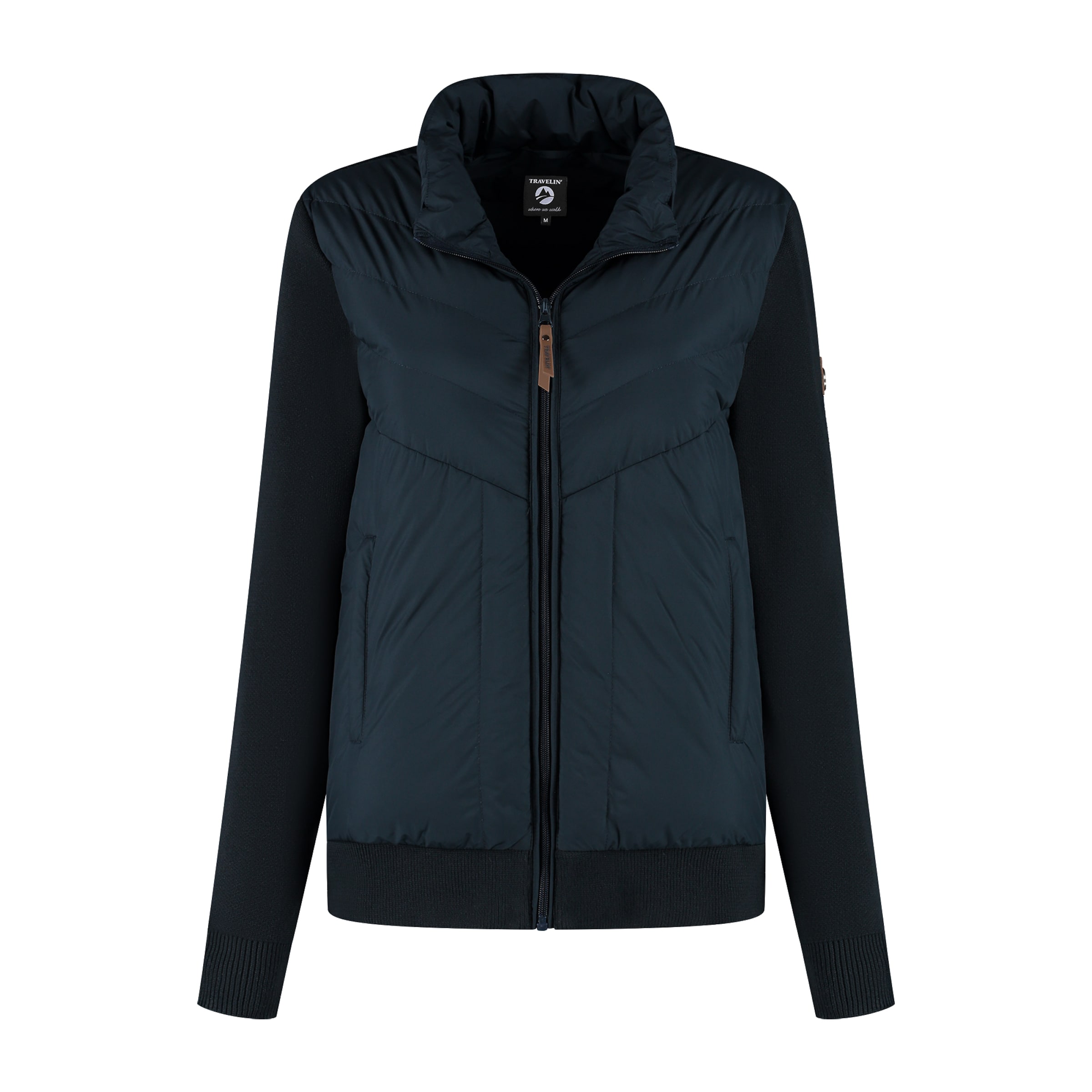 Travelin Cardigan 'Dana' i blå: forside