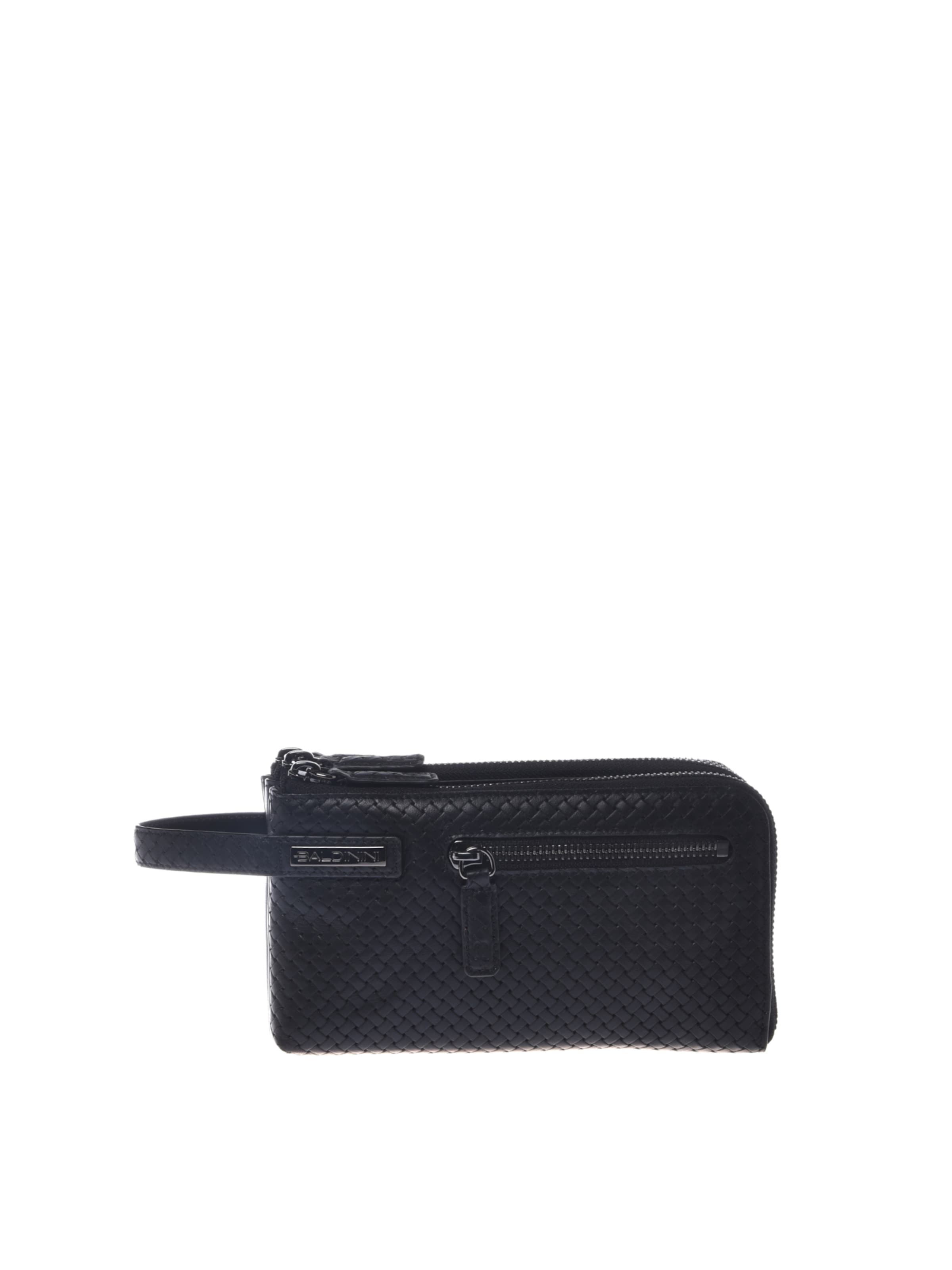 BALDININI Wallet in Black: front