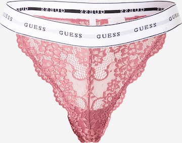 Slip 'BELLE' GUESS en rose : devant