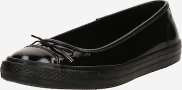 juoda CONVERSE Balerinos 'CTAS': priekis