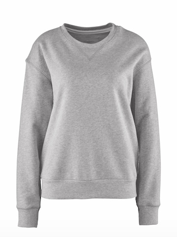 CALIDA Sweatshirt 'Circular Lounge' in Silver: front