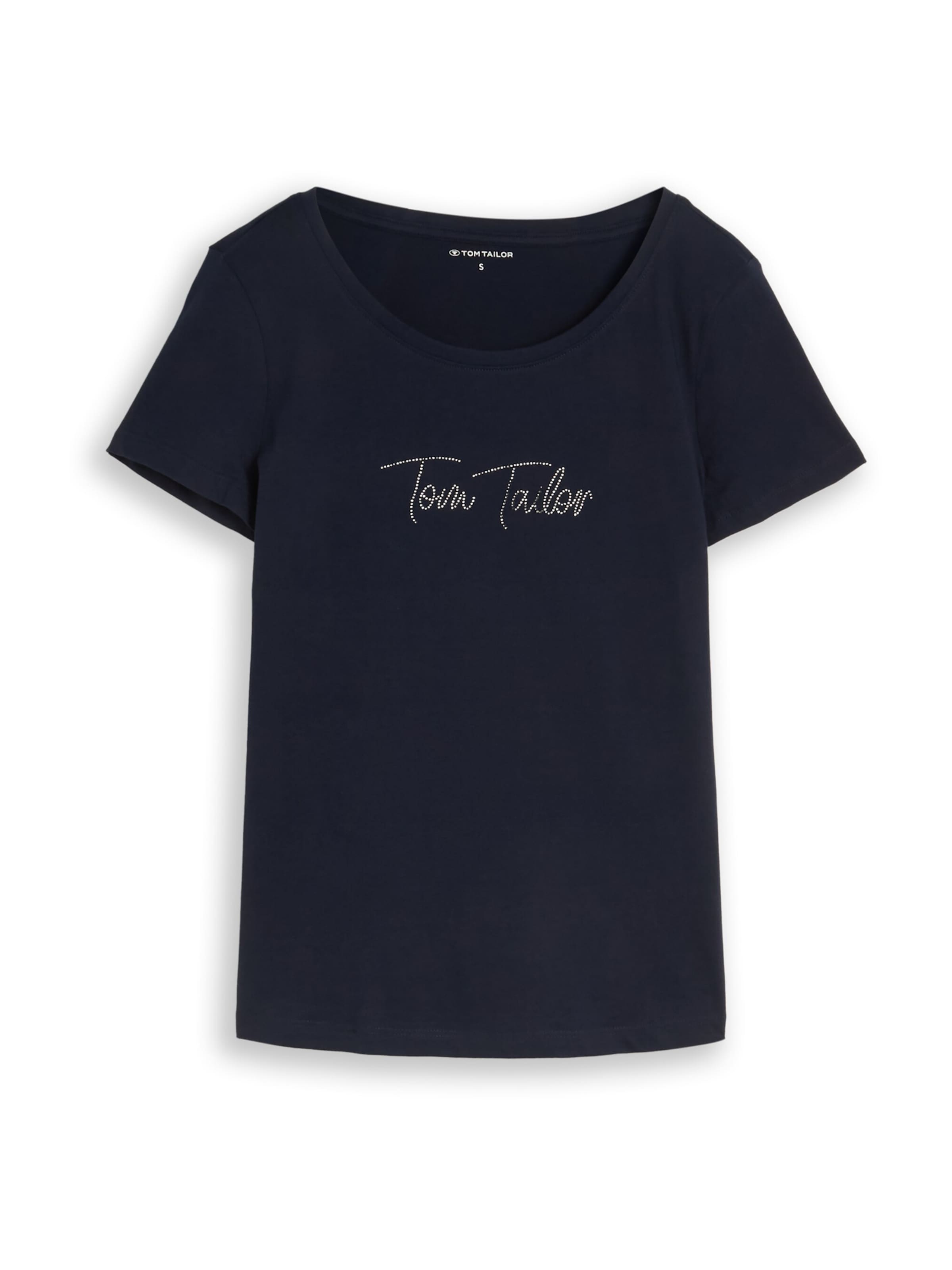TOM TAILOR Tričko – modrá: přední strana