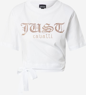 Just Cavalli Shirt in Wit: voorkant