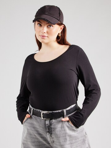 T-shirt 'Paxi' Vero Moda Curve en noir : devant