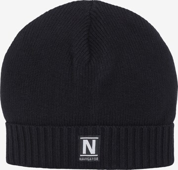 Navigator Beanie in Black: front