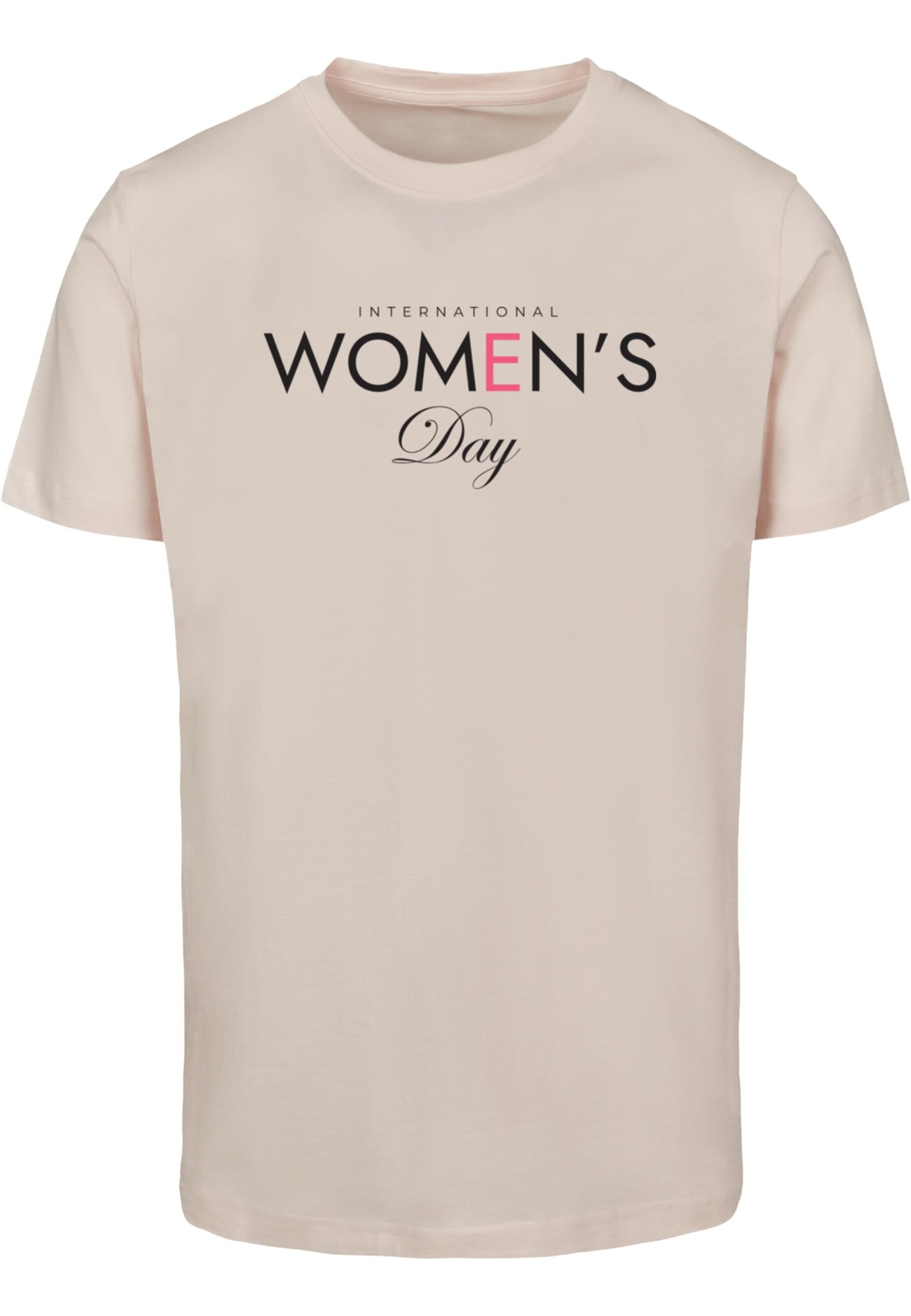 Merchcode Shirt 'WD - International Women' in Pink: front