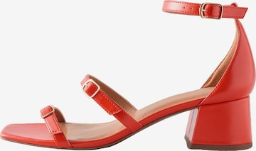 Next Remmisandaalit 'Forever Comfort' värissä punainen: etupuoli