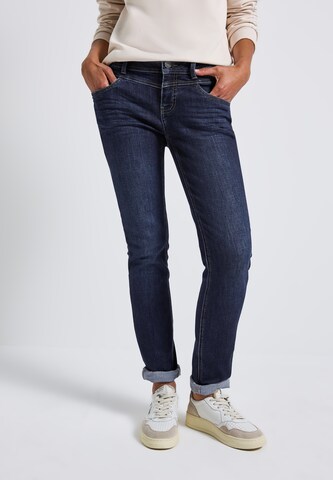 STREET ONE Slim fit Jeans in Blue: front