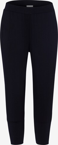 Hanro Tapered Broek ' Yoga ' in Zwart: voorkant