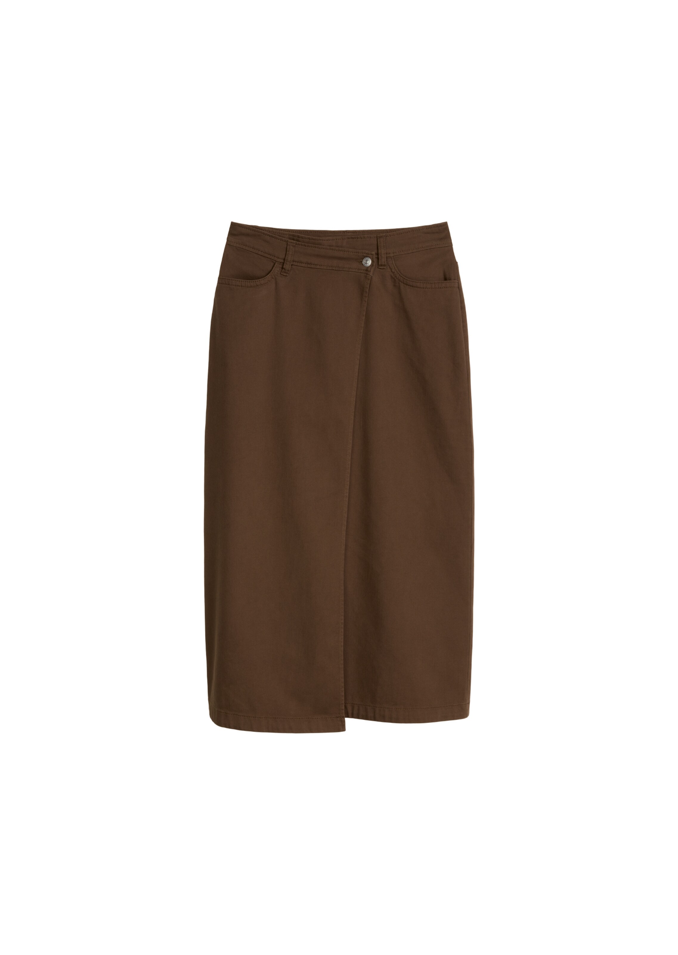 Marc O'Polo DENIM Rock in Braun: Vorderseite