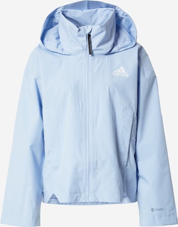 ADIDAS SPORTSWEAR Куртка в спортивном стиле 'Traveer' в Синий: спереди