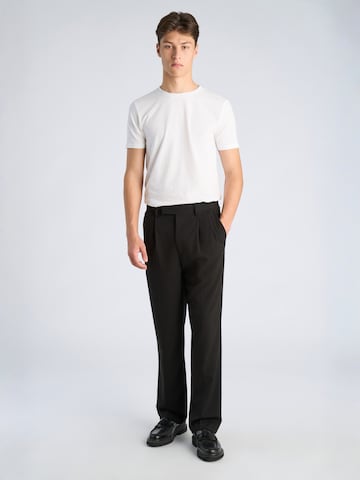 Lindbergh Wide Leg Lærredsbukser i sort