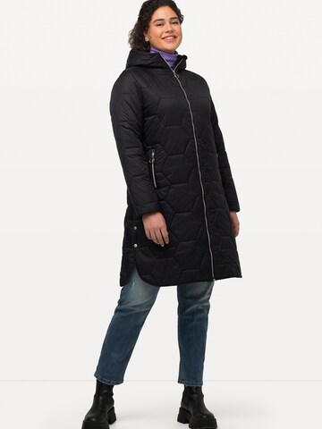 Ulla Popken Winter Jacket 'HYPRAR' in Black: front