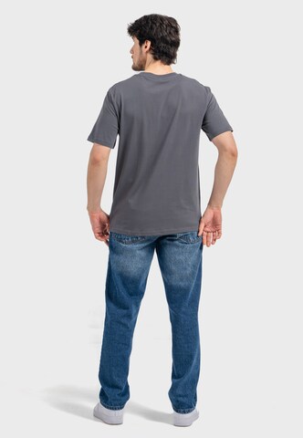 Oldskull Shirt 'Basic Oldskull 25' in Grey