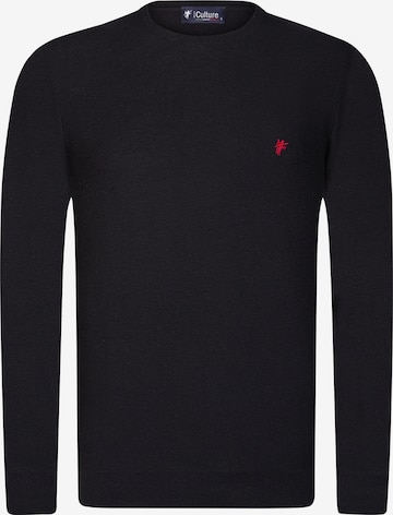 DENIM CULTURE Sweater 'GIANLUCA' in Black: front