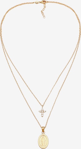 ELLI Цепочка 'Kreuz' в Золотой: спереди