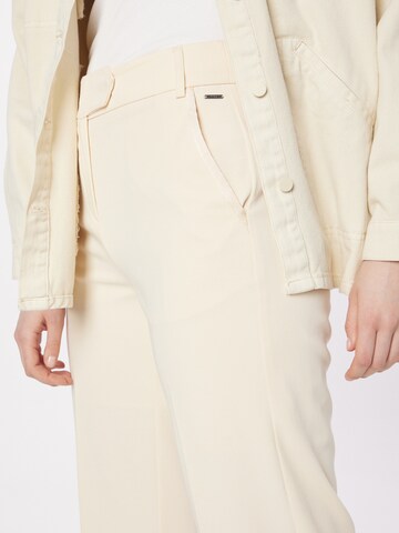 MEXX Regular Trousers with creases in Beige