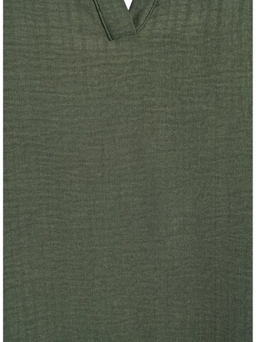Camicia da donna 'Vnilla' di Zizzi in verde