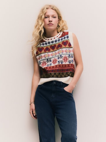 Pull-over Next en rouge : devant