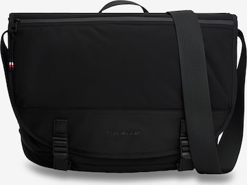 TOMMY HILFIGER - Messenger em preto: frente