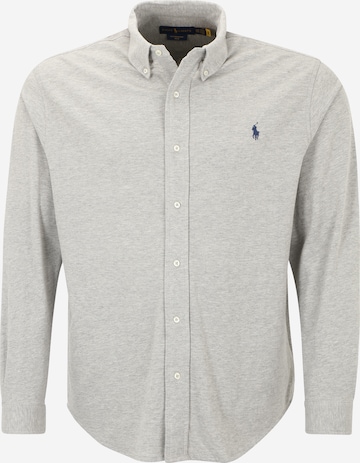 Fit confort Chemise Polo Ralph Lauren Big & Tall en gris : devant