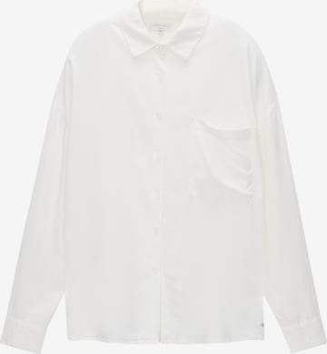 Pull&Bear Bluse i hvit: forside