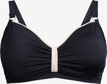 Swim by ZizziMinimizer Bikini gornji dio 'Maria' - crna boja: prednji dio