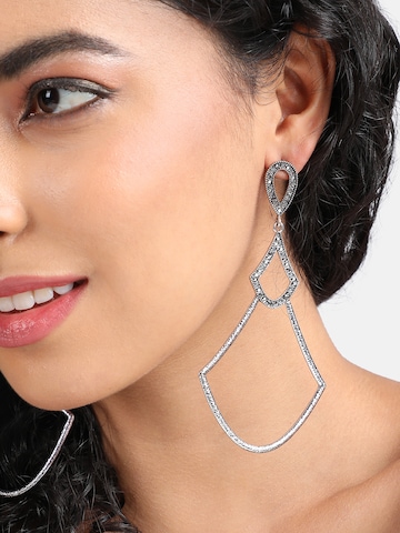 SOHI - Brincos ' Laverne ' em prata: frente