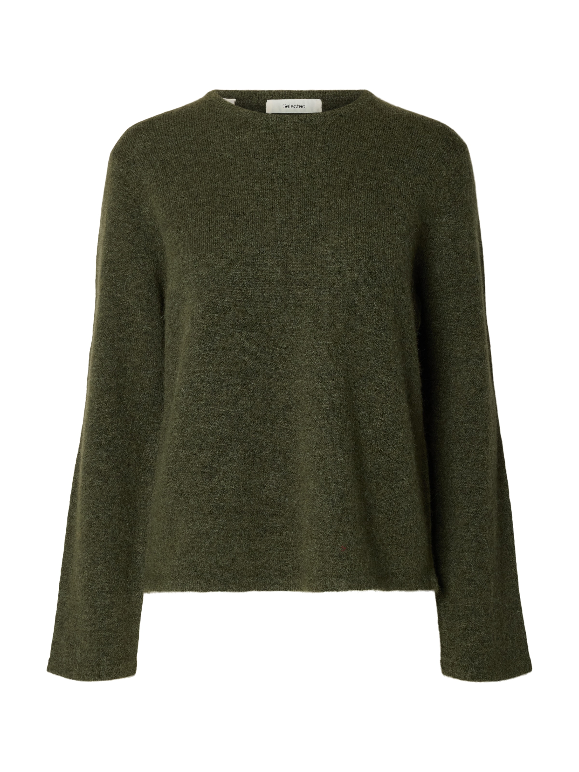 Pullover 'SLWLULU' di SELECTED in verde: frontale