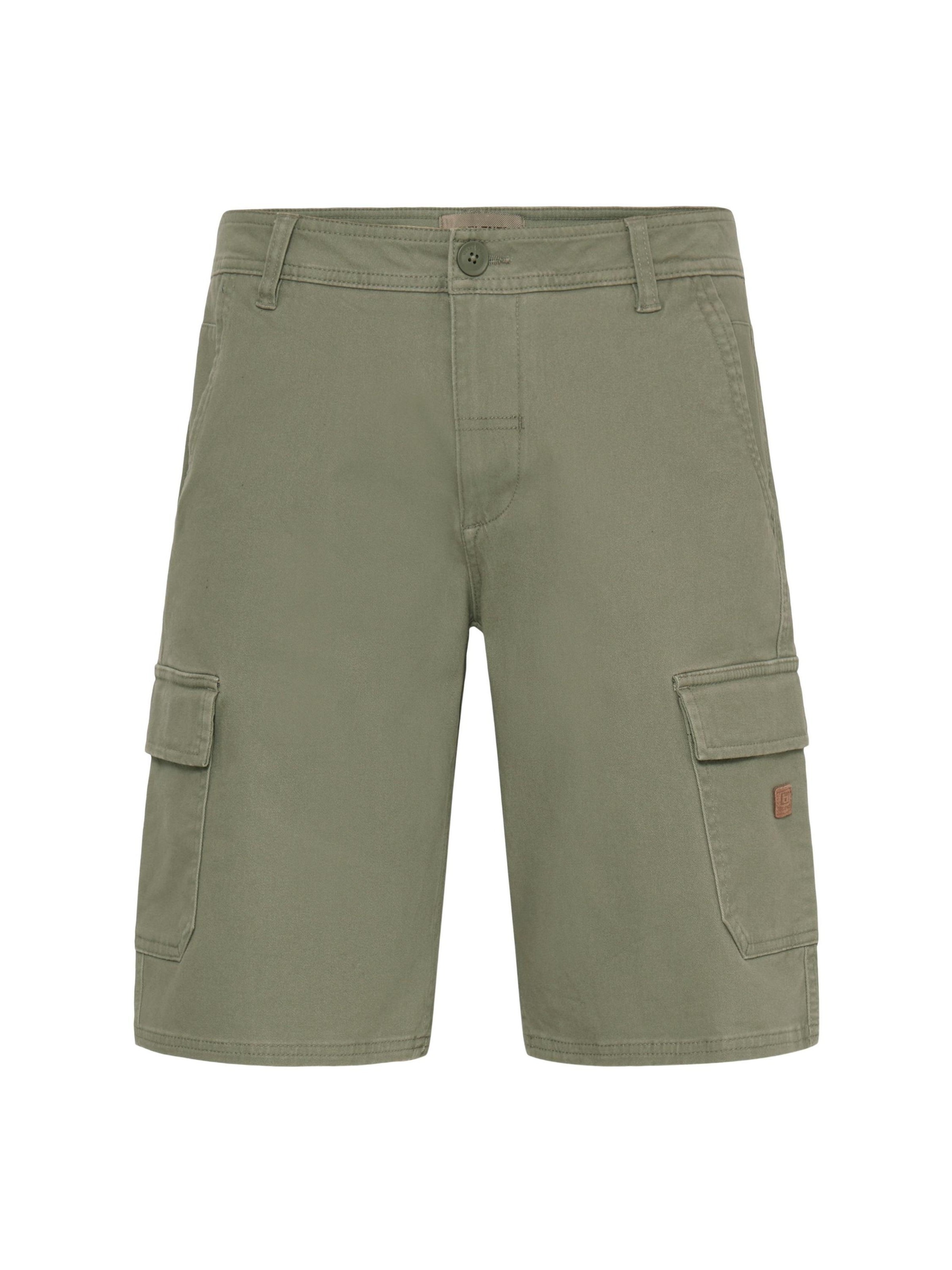 BLEND Regular Cargoshorts ' BHTirol ' in Grün: Vorderseite