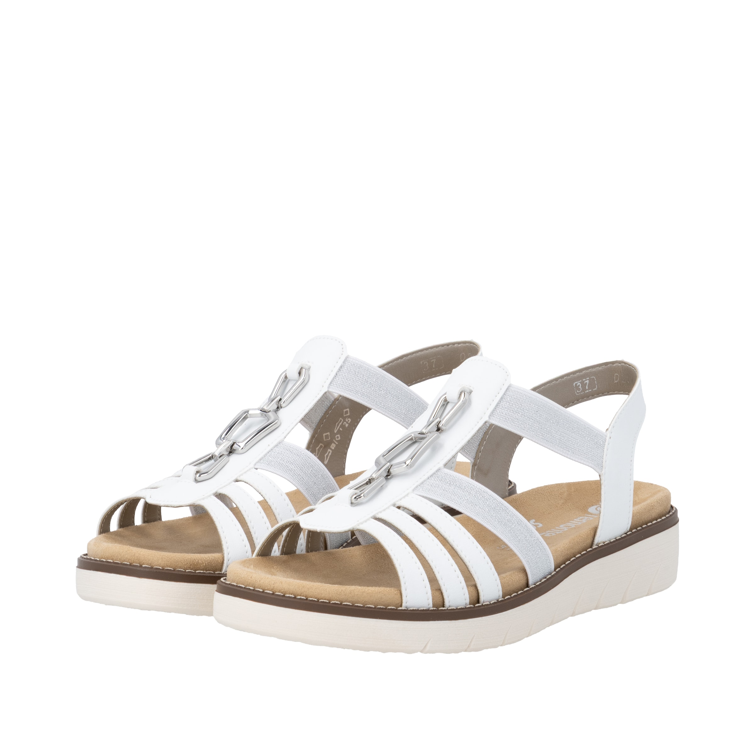Sandalo con cinturino 'D2041' di REMONTE in bianco