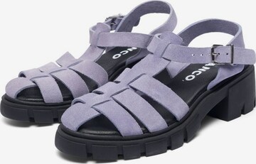 Sandales à lanières 'FABIANA' Bianco en violet