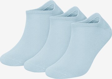 DillySocks Ankle Socks in Blue: front