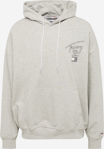 Tommy Jeans - Sweatshirt em cinzento: frente