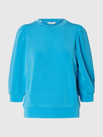 SELECTED Sweatshirt 'SLFTenny' in Blau