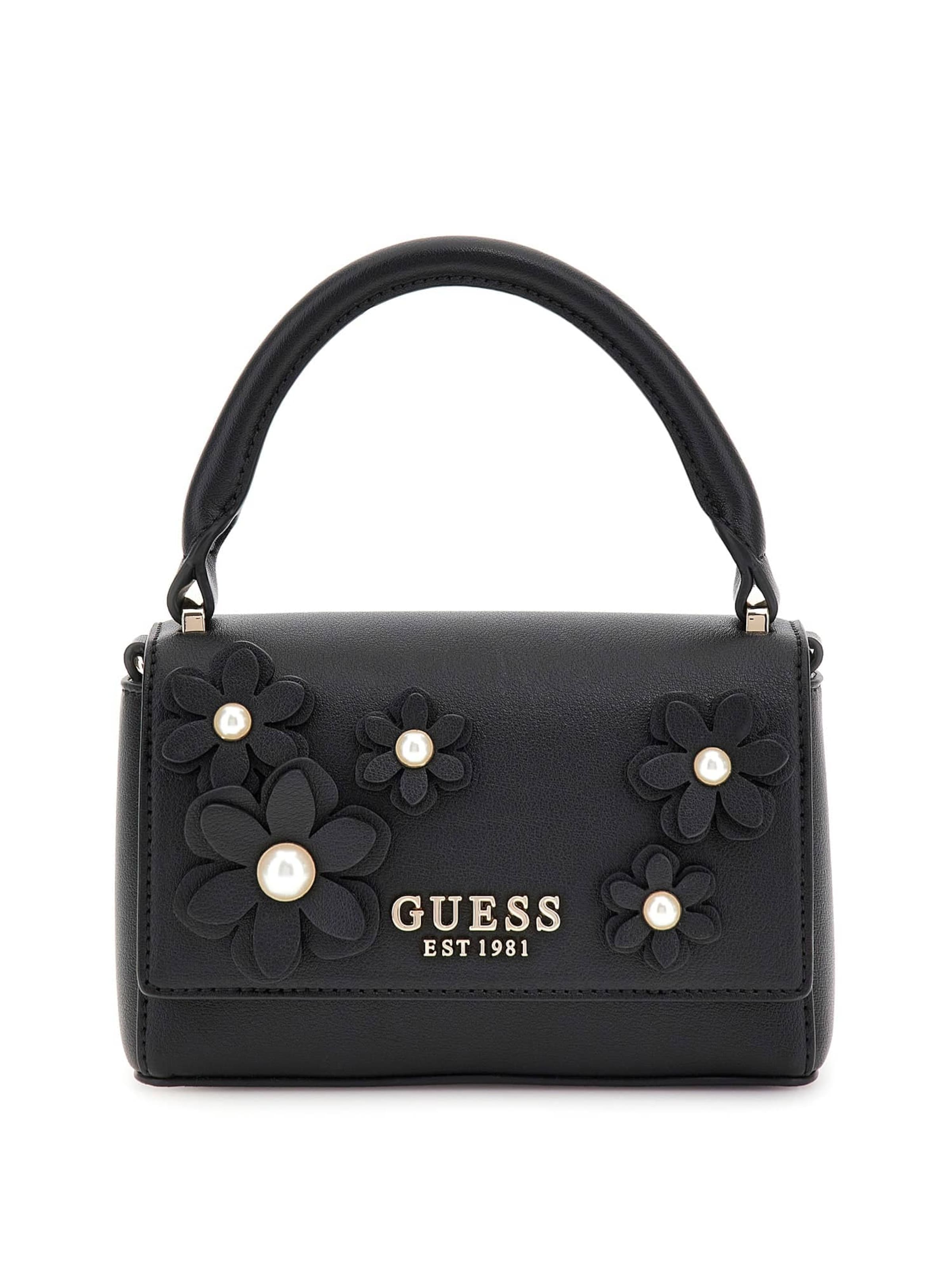 GUESS Handtasche 'Zaria' in Schwarz: Vorderseite