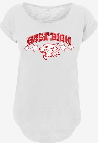 F4NT4STIC Shirt 'Disney High School Musical The Musical Wildcat Stars' in White: front
