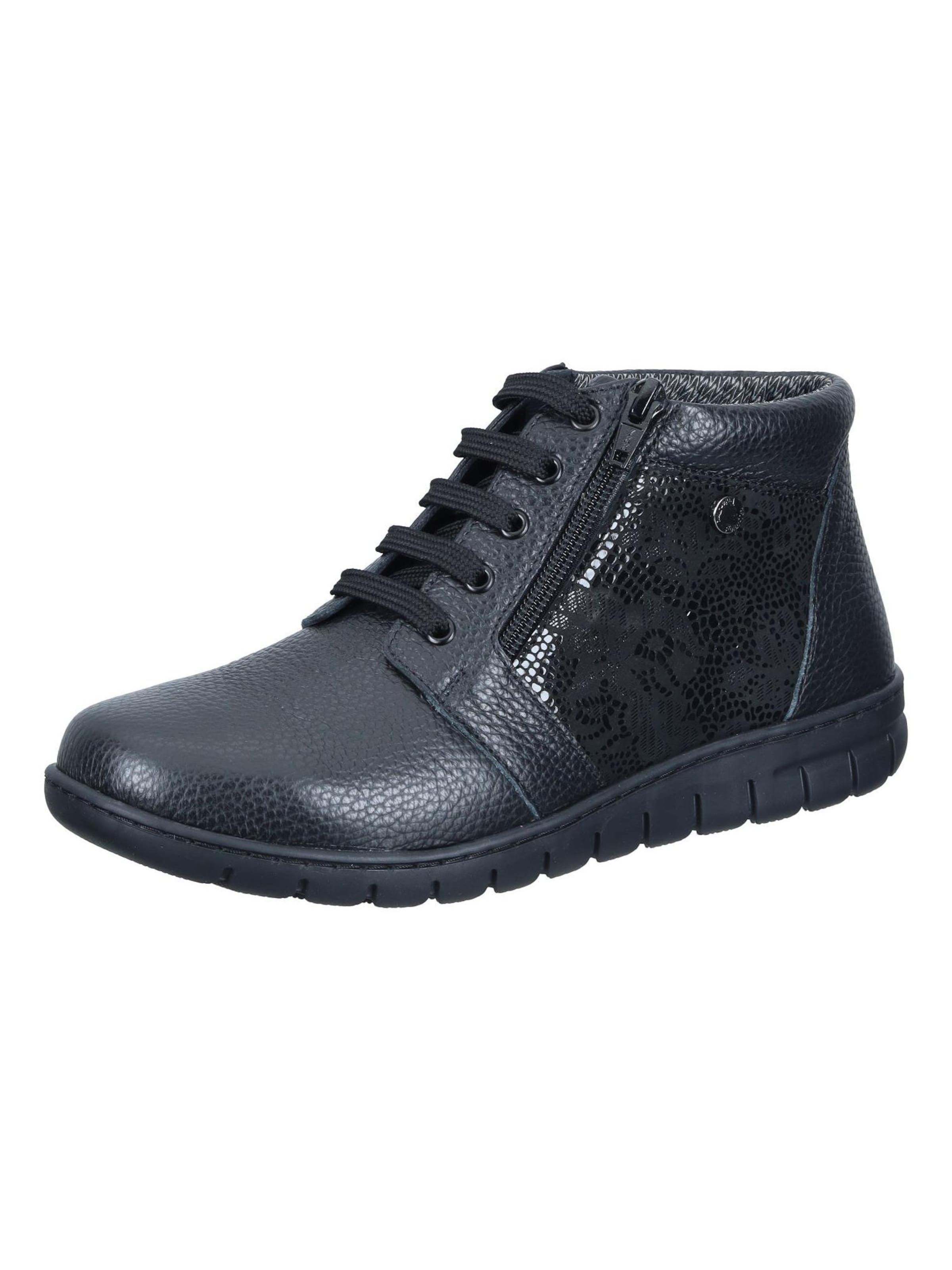 Comfortabel Ankle Boots in Black: front