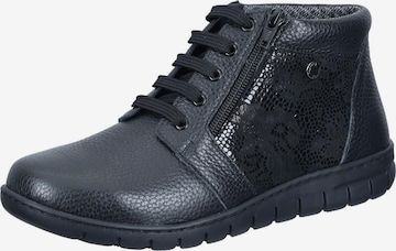 Comfortabel Stiefelette in Schwarz: Vorderseite