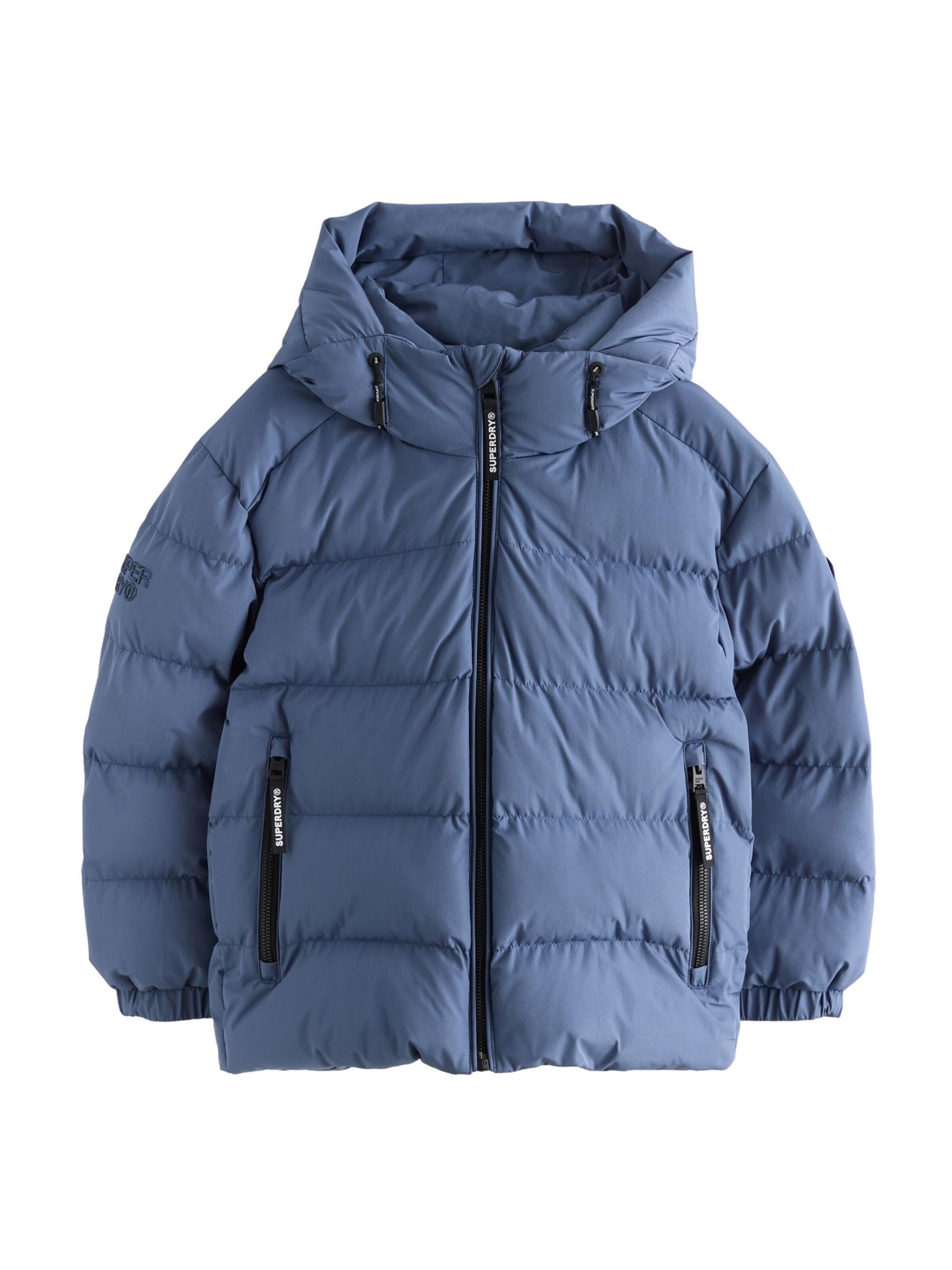 Superdry & Co Winterjas in Blauw: voorkant