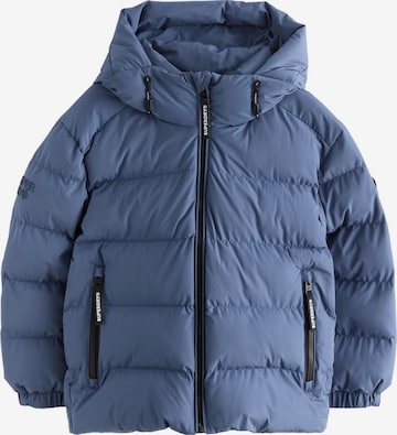 Superdry & Co Winterjas in Blauw: voorkant
