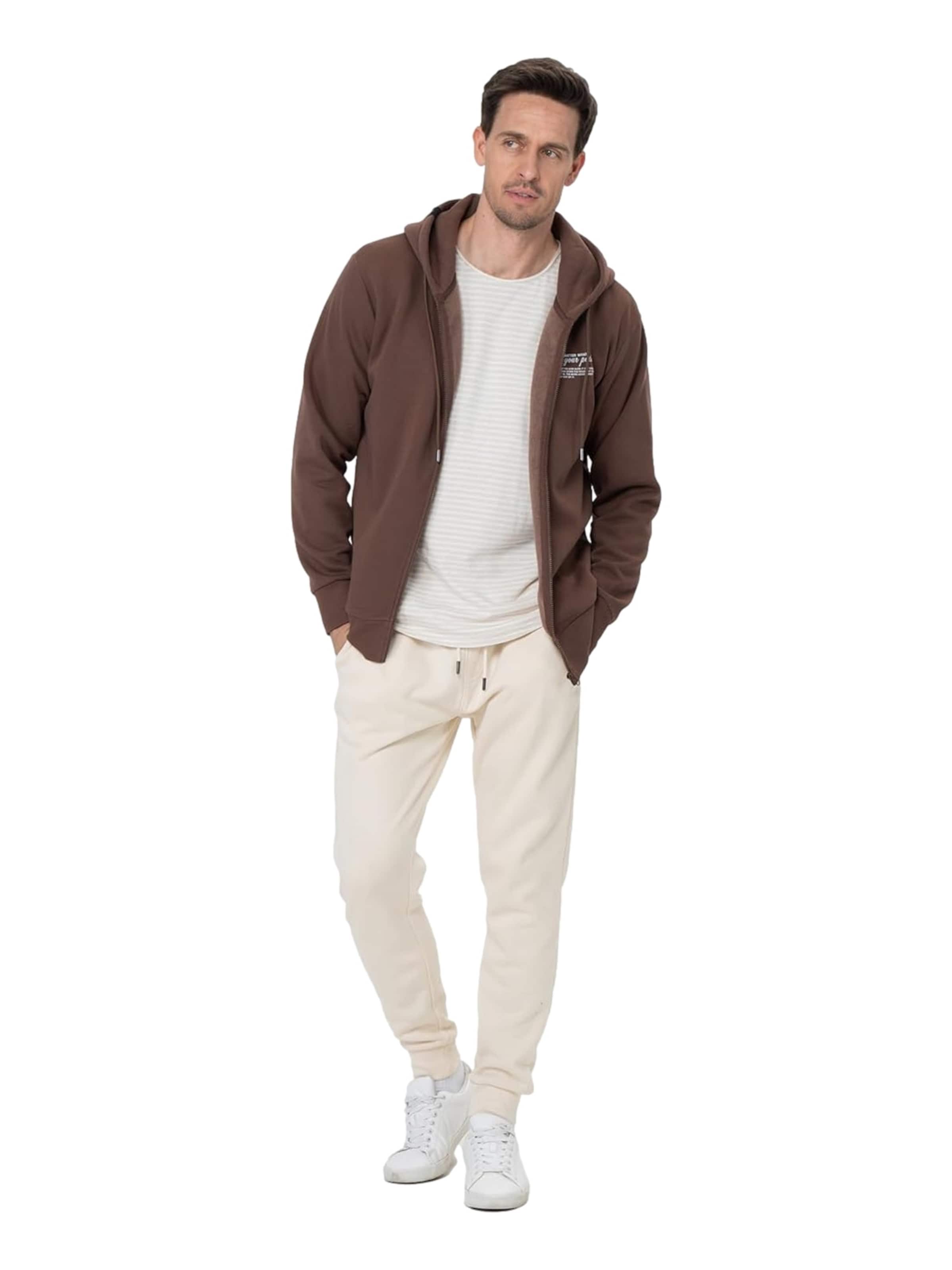 Key Largo Sweatjakke 'Path' i brun