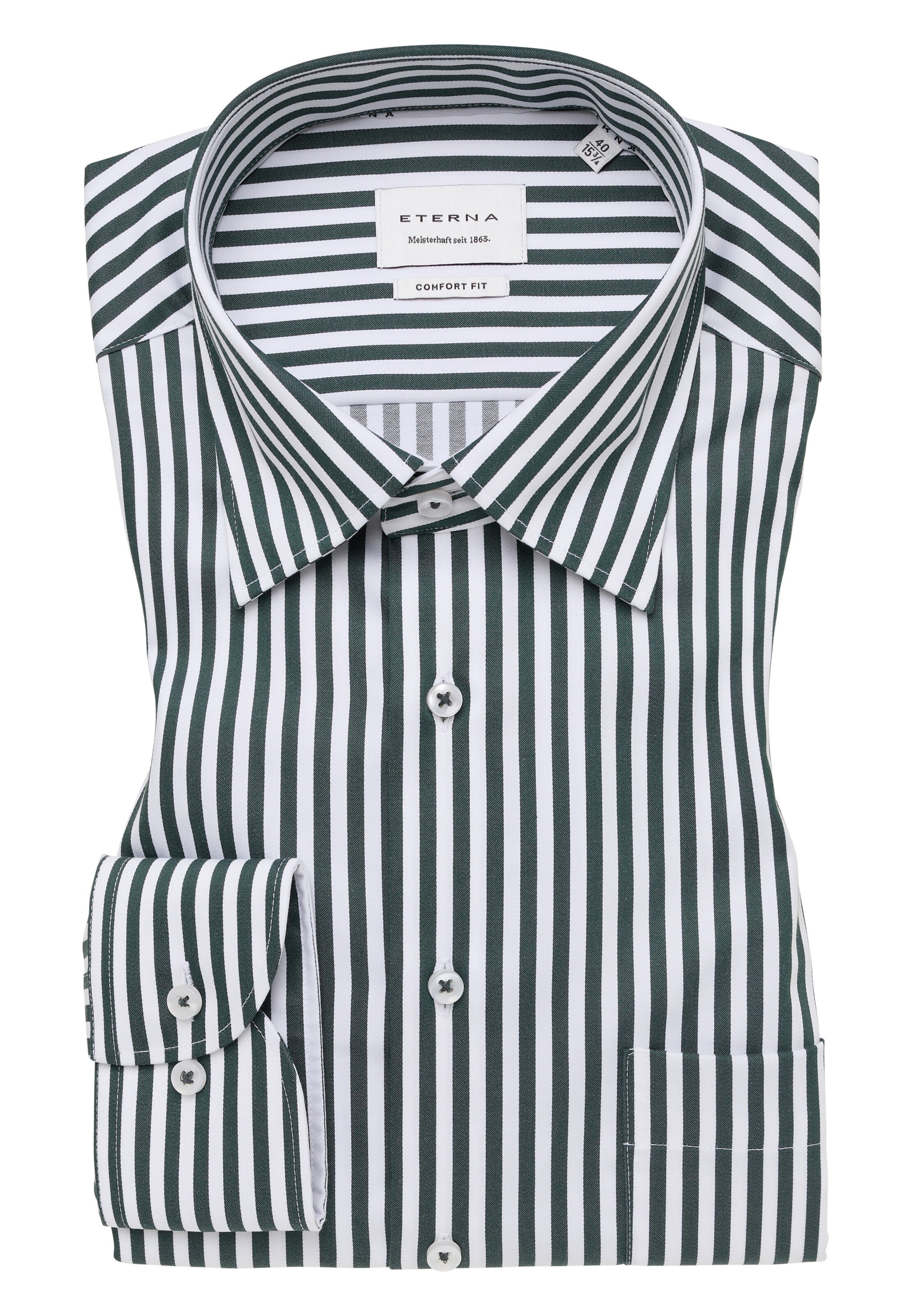 ETERNA Comfort fit Business shirt in Green