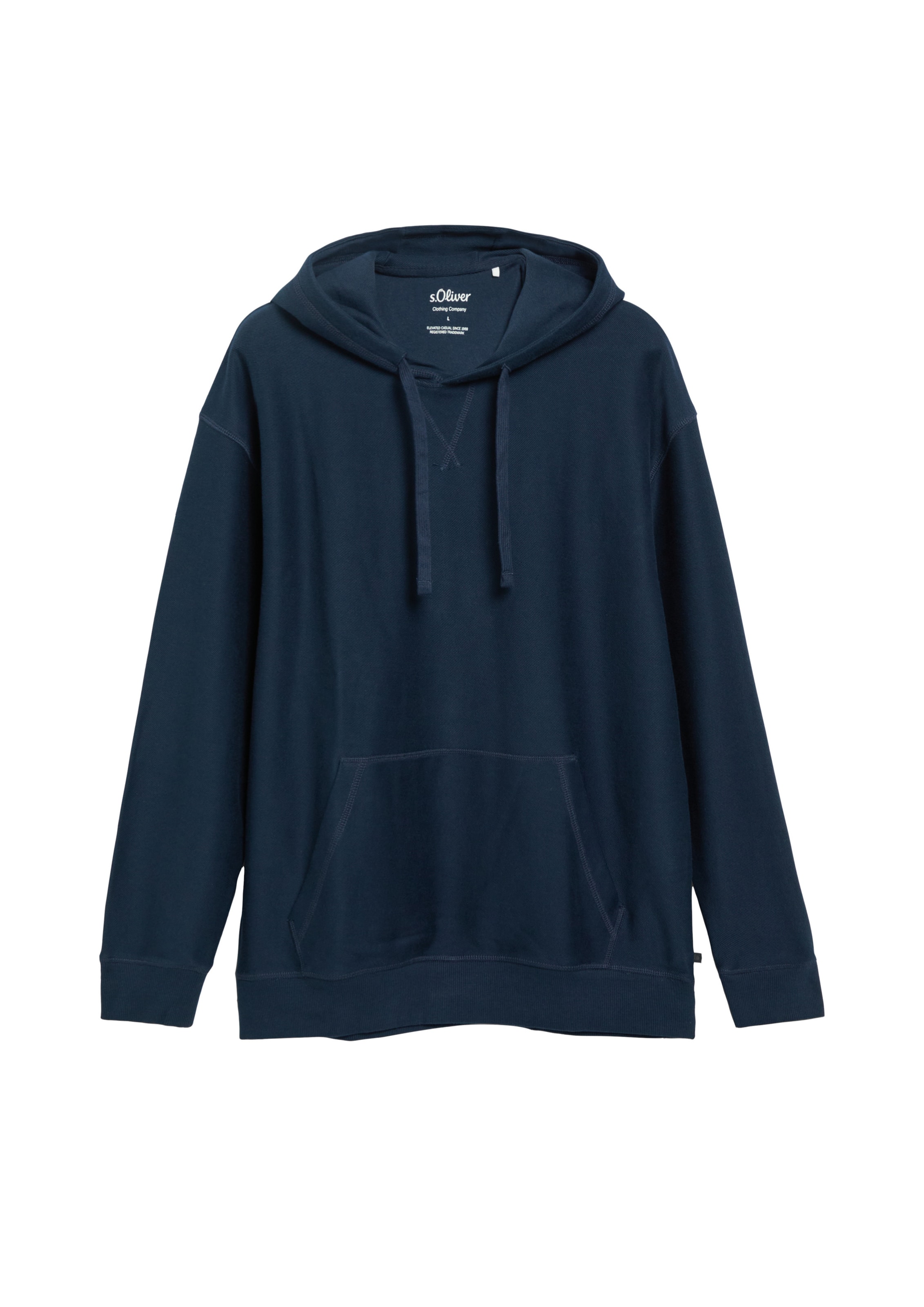 s.Oliver Sweatshirt in Blau: Vorderseite