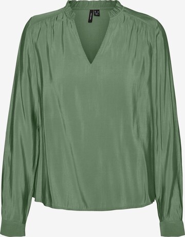 Camicia da donna 'Bell' di VERO MODA in verde: frontale