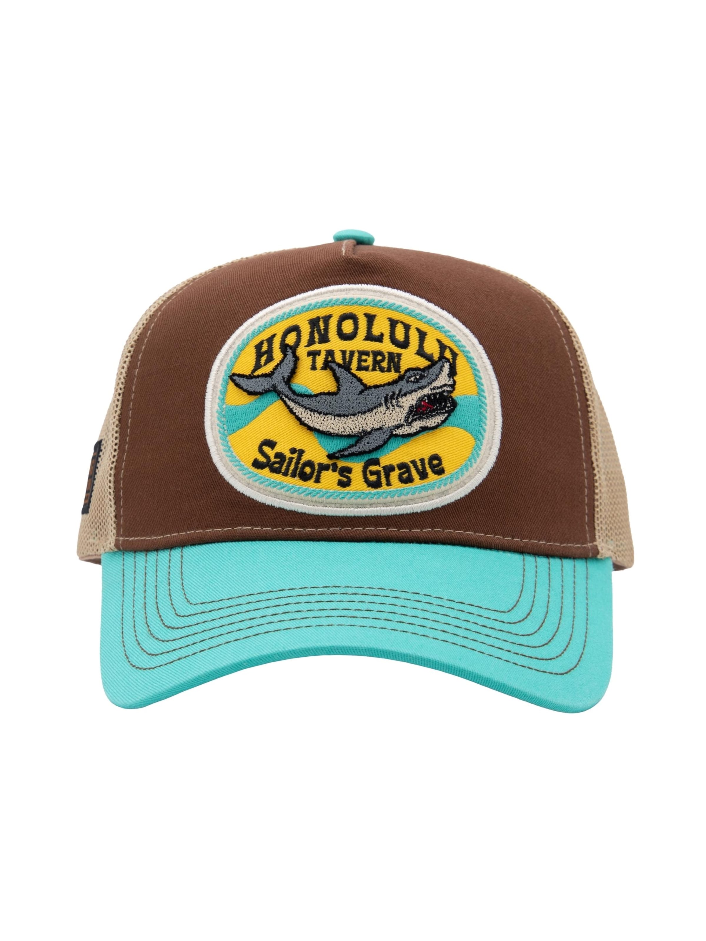 King Kerosin Cap 'Honolulu Tavern' in Brown